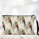 King Parrots printed on a linen makeup bag.