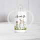 Personalised bunny sippy cup.
