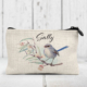 Personalised fairywren coin purse.