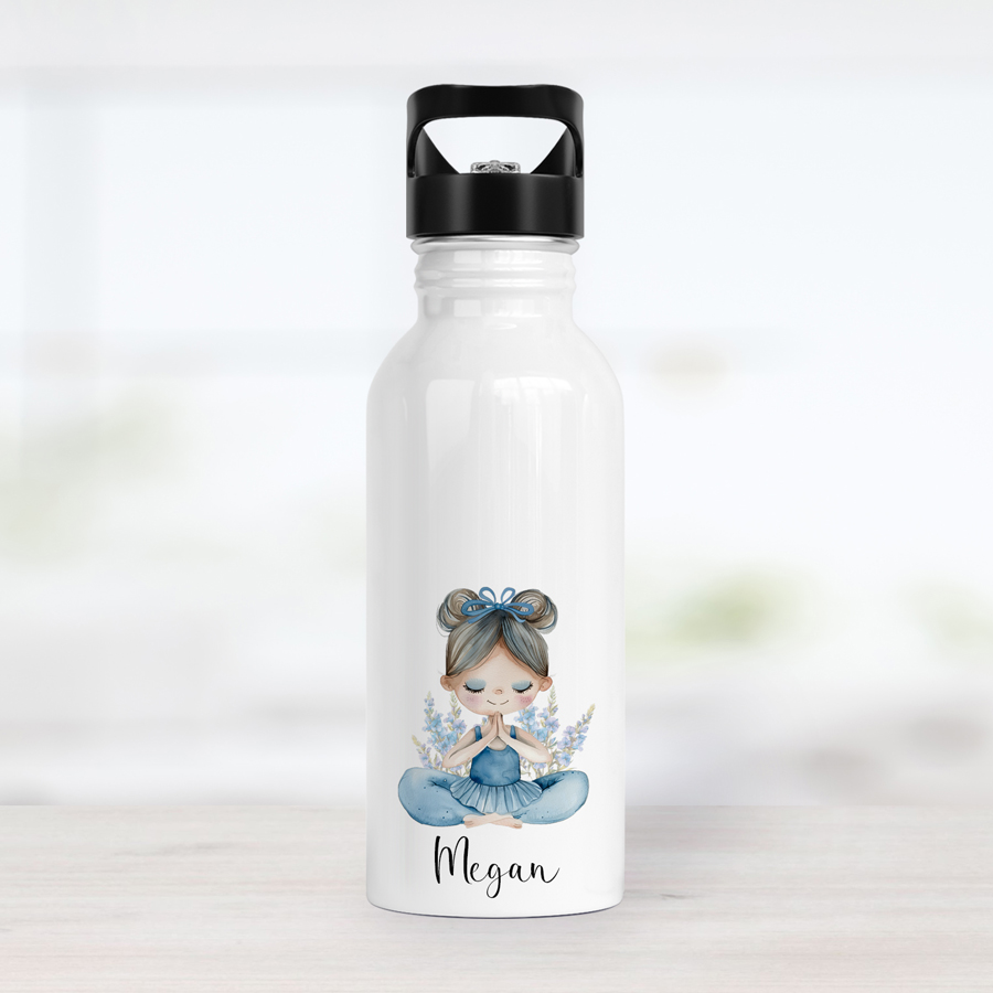 Personalised ballerina drink bottle.