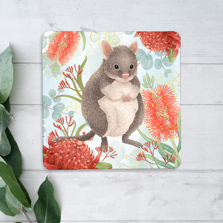 Bettong coaster.