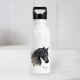Personalised black horse drink bottle.