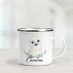 Personalised Enamel Mug - Baby Seal