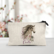 Personalised floral horse coin purse.