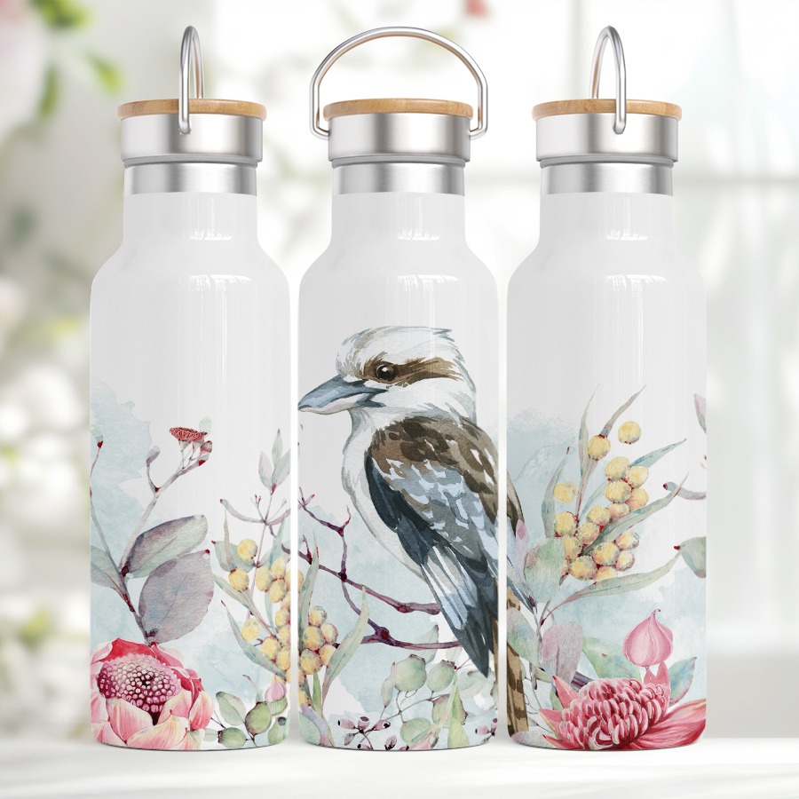 Kookaburra drink bottle.