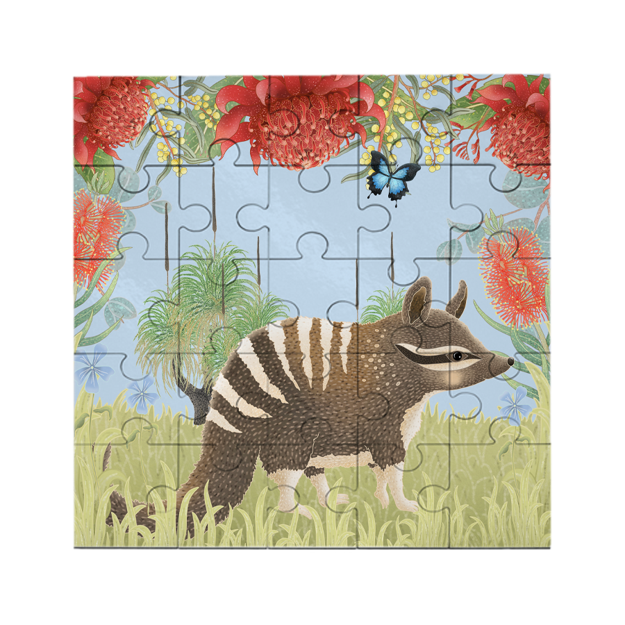 Numbat 25-piece jigsaw puzzle.