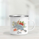 Personalised bilby enamel mug.