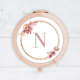 Personalised Compact Mirror - Autumn Bouquets