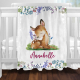 Deer baby blanket with a name.