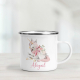 Personalised Enamel Mug - Unicorn