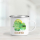 Personalised Enamel Mug - Baby Spinosaurus
