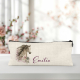 Personalised floral horse pencil case.