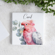 Personalised ceramic coaster featuring a galah.