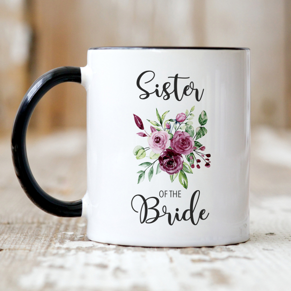 Wedding Mug - Mother Of The Bride - Rose Bouquet - Image 3
