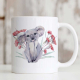 Ceramic mug featuring a koala.