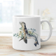 Seal with Flowers Mug (White)