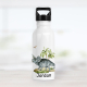 Personalised Triceratops drink bottle.