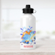 Personalised Stegosaurus water bottle.